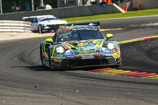 AUTOMOBILE : 24 Heures de SPA Francorchamps - 25 06 2026 79 Tsunami RT (SNM) Porsche 911 GT3 R (992) EVO (PRO-AM) driven by Johannes ZELGER (ITA) Fabio BABINI (ITA) Nico MENZEL (GER) Hiroshi HAMAGUCHI (JPN), during the CrowdStrike 24 Hours of SPA, 4th round of the GT World Challenge Europe Championship (SRO) on the Spa-Francorchamps circuit in Belgium The 25th June 2026. SPA-FRANCORCHAMPSBelgium  Copyright: xMPSxAGENCYx