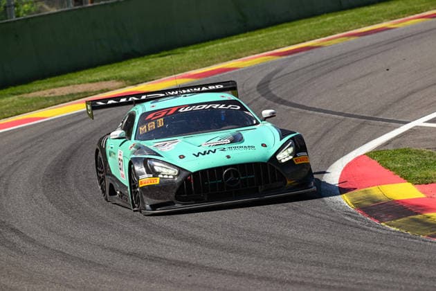AUTOMOBILE : 24 Heures de SPA Francorchamps - 25 06 2026 87 Winward Racing (USA) Mercedes-AMG GT3 EVO (BRONZE) driven by Marvin DIENST (GER) Gabriele PIANA (ITA) Rinat SALIKHOV (ND) Daan ARROW (NED), during the CrowdStrike 24 Hours of SPA, 4th round of the GT World Challenge Europe Championship (SRO) on the Spa-Francorchamps circuit in Belgium The 25th June 2026. SPA-FRANCORCHAMPSBelgium  Copyright: xMPSxAGENCYx