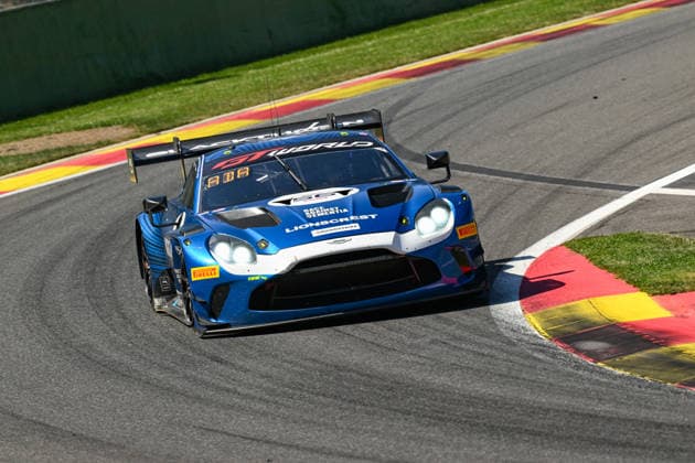 AUTOMOBILE : 24 Heures de SPA Francorchamps - 25 06 2026 56 Ecurie Ecosse Blackthorn (GBR) Aston Martin Vantage AMR GT3 EVO (BRONZE) driven by Jonathan ADAM (GBR) Romain LEROUX (FRA) Giacomo PETROBELLI (ITA) Lorcan HANAFIN (GBR), during the CrowdStrike 24 Hours of SPA, 4th round of the GT World Challenge Europe Championship (SRO) on the SPA Francorchamps circuit in Belgium The 25th June 2026. SPA-FRANCORCHAMPSBelgium  Copyright: xMPSxAGENCYx