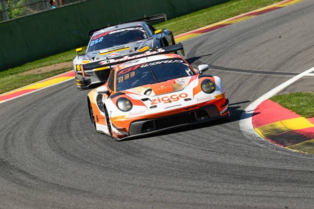 AUTOMOBILE : 24 Heures de SPA Francorchamps - 25 06 2026 93 Ziggo Tempesta Racing (GBR) Porsche 911 GT3 R EVO (BRONZE) driven by Jonathan HUI (HKG) Christopher FROGGATT (GBR) Eddie CHEEVER (ITA) Mex JANSEN (NED), during the CrowdStrike 24 Hours of SPA, 4th round of the GT World Challenge Europe Championship (SRO) on the Spa-Francorchamps circuit in Belgium The 25th June 2026. SPA-FRANCORCHAMPSBelgium  Copyright: xMPSxAGENCYx
