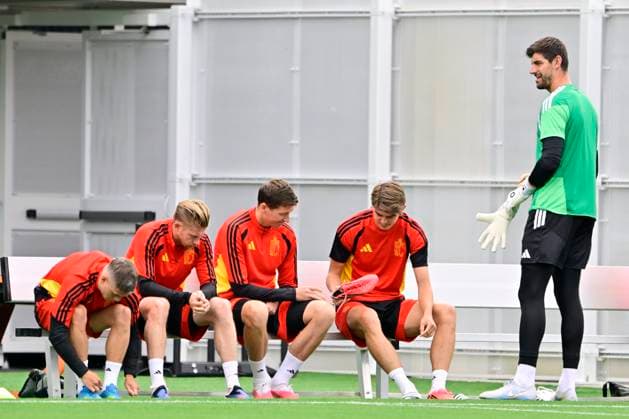 Belgian national football team - FIFA World Cup, WM, Weltmeisterschaft, Fussball 2026 - media activities 25 06 2026 RENTON, UNITED STATES OF AMERICA - JUNE 25 : Courtois Thibaut goalkeeper of Belgium pictured during a training session of the Belgian national football team during the FIFA World Cup 2026 on June 25, 2026 in Renton, United States of America, 25 06 2026 Renton United States of America  Copyright: xJanxDexMeuleneirx