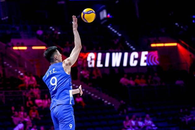 GLIWICE 25.06.2026 MECZ SIATKARSKA LIGA NARODOW 2026 PILKA SIATKOWA --- FIVB VOLLEYBALL NATIONS LEAGUE MATCH: CHINY - BELGIA --- CHINA - BELGIUM N Z YONGZHEN LI FOT.PAWEL PIOTROWSKI 40C0MM.PL NEWSPIX.PL --- newspix.pl 