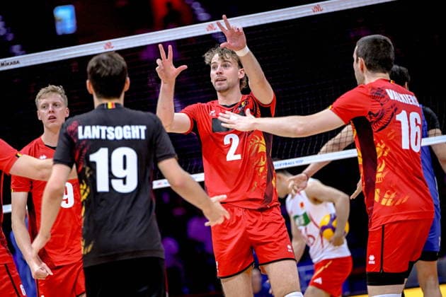 GLIWICE 25.06.2026 MECZ SIATKARSKA LIGA NARODOW 2026 PILKA SIATKOWA --- FIVB VOLLEYBALL NATIONS LEAGUE MATCH: CHINY - BELGIA --- CHINA - BELGIUM N Z GORIK LANTSOGHT FERRE REGGERS FOT.PAWEL PIOTROWSKI 400MM.PL NEWSPIX.PL --- newspix.pl 