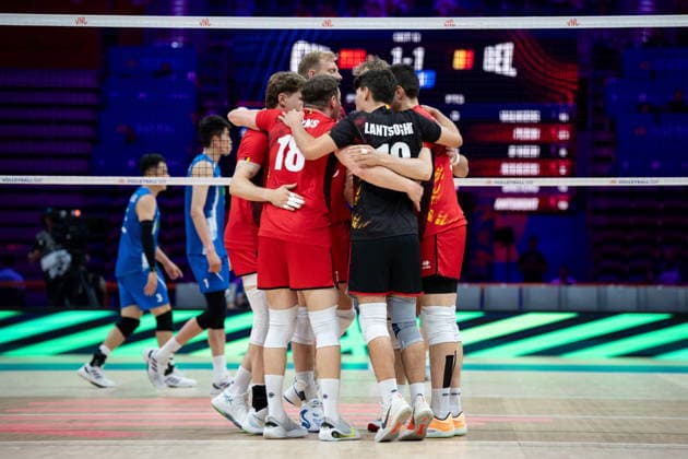 GLIWICE 25.06.2026 SIATKOWKA LIGA NARODOW MEZCZYZN MECZ CHINY BELGIA --- VNL FIVB MENS VOLLEYBALL NATIONS LEAGUE MATCH CHINA VS BELGIUM NZ REPREZENTACJA BELGII FOT. MARCIN GOLBA NEWSPIX.PL NEWSPIX.PL --- newspix.pl 