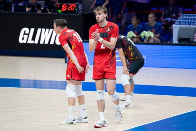 GLIWICE 25.06.2026 SIATKOWKA LIGA NARODOW MEZCZYZN MECZ CHINY BELGIA --- VNL FIVB MENS VOLLEYBALL NATIONS LEAGUE MATCH CHINA VS BELGIUM NZ FERRE REGGERS FOT. MARCIN GOLBA NEWSPIX.PL NEWSPIX.PL --- newspix.pl 