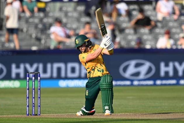 South Africa Women v Netherlands Women, ICC Women s T20 World Cup Laura Wolvaardt of South Africa hits the ball to the boundary for four runs during the ICC Women s T20 World Cup match between South Africa Women and Netherlands Women at the Seat Unique Stadium, Bristol, UK on 25 June 2026. Bristol Seat Unique Stadium Gloucestershire UK Editorial use only , Copyright: xGrahamxHuntx PSI-24401-0037
