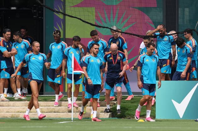 FIFA World Cup, WM, Weltmeisterschaft, Fussball 2026 - Spain s training session Spain s players attend a training session of the national soccer team at the FIFA World Cup 2026 in Zapopan, Mexico, 25 June 206. Zapopan Mexico  Copyright: xAlexxCruzx