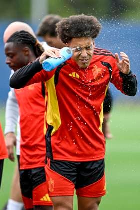 Belgian national football team - FIFA World Cup, WM, Weltmeisterschaft, Fussball 2026 - media activities 25 06 2026 RENTON, UNITED STATES OF AMERICA - JUNE 25 : Witsel Axel midfielder of Belgium pictured during a training session of the Belgian national football team during the FIFA World Cup 2026 on June 25, 2026 in Renton, United States of America, 25 06 2026 Renton United States of America  Copyright: xNicoxVereeckenx