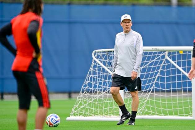 Belgian national football team - FIFA World Cup, WM, Weltmeisterschaft, Fussball 2026 - media activities 25 06 2026 RENTON, UNITED STATES OF AMERICA - JUNE 25 : Garcia Rudi head coach of Belgium pictured during a training session of the Belgian national football team during the FIFA World Cup 2026 on June 25, 2026 in Renton, United States of America, 25 06 2026 Renton United States of America  Copyright: xJanxDexMeuleneirx