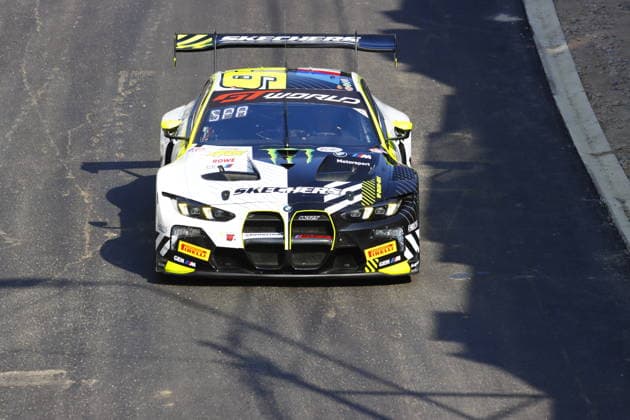 RECORD DATE NOT STATED 46 Daniel Harper (GBR) Max Hesse (GER) Valentino Rossi (ITA), BMW M4 GT3 Evo, Team: WRT (BEL) bei der Parade in den Strassen von Spa BEL, Motorsport, CrowdStrike 24H Of Spa, Spa-Francorchamps, Circuit Spa-Francorchamps, Belgien, Mittwoch, Parade, 24.06.2026 BEL, Motorsport, CrowdStrike 24H Of Spa, Spa-Francorchamps, Circuit Spa-Francorchamps, Belgien, Mittwoch, Parade, 24.06.2026 Spa-Francorchamps *** 46 Daniel Harper GBR, Max Hesse GER, Valentino Rossi ITA, BMW M4 GT3 Evo, Team WRT BEL during the parade through the streets of Spa BEL, Motorsports, CrowdStrike 24H of Spa, Spa Francorchamps, Spa Francorchamps Circuit, Belgium, Wednesday, parade, June 24, 2026 BEL, motorsports, CrowdStrike 24H of Spa, Spa Francorchamps, Circuit de Spa-Francorchamps, Belgium, Wednesday, parade, June 24, 2026, Spa-Francorchamps Copyright: xEibner-Pressefoto JuergenxAugstx EP_JAT