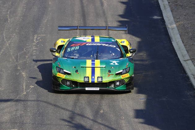 RECORD DATE NOT STATED 70 Custodio Toledo (USA) Miguel Molina (ESP) Matthieu Vaxiviere (ITA) Peter Dempsey (FRA), Ferrari 296 GT3 Evo, Team: AF Corse (ITA) bei der Parade in den Strassen von Spa BEL, Motorsport, CrowdStrike 24H Of Spa, Spa-Francorchamps, Circuit Spa-Francorchamps, Belgien, Mittwoch, Parade, 24.06.2026 BEL, Motorsport, CrowdStrike 24H Of Spa, Spa-Francorchamps, Circuit Spa-Francorchamps, Belgien, Mittwoch, Parade, 24.06.2026 Spa-Francorchamps *** 70 Custodio Toledo (USA), Miguel Molina (ESP), Matthieu Vaxiviere (ITA), Peter Dempsey (FRA), Ferrari 296 GT3 Evo, Team AF Corse (ITA) during the parade through the streets of Spa (BEL), Motorsports, CrowdStrike 24H of Spa, Spa-Francorchamps, Spa Francorchamps Circuit, Belgium, Wednesday, parade, June 24, 2026 BEL, motorsports, CrowdStrike 24H of Spa, Spa Francorchamps, Spa Francorchamps Circuit, Belgium, Wednesday, parade, June 24, 2026, Spa Francorchamps Copyright: xEibner-Pressefoto JuergenxAugstx EP_JAT