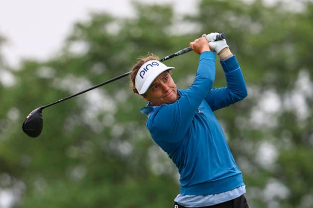 June 25, 2026, Chaska, Minnesota, United States: AMANDA DOHERTY tees off at hole three. This is the first day of the 2026 KPMG WomenÃ¢â‚¬â ¢s PGA, Golf Herren Championship at Hazeltine National Golf Course in Chaska Minnesota. 2026 KPMG WomenÃ¢â‚¬â ¢S PGA Championship - Day 1  - ZUMAt166 20260625_zsp_t166_009 Copyright: xMichaelxTurnerx