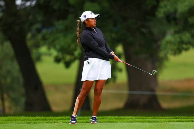 June 25, 2026, Chaska, Minnesota, United States: KIM PAEZ lines up her shot at hole two. This is the first day of the 2026 KPMG WomenÃ¢â‚¬â ¢s PGA, Golf Herren Championship at Hazeltine National Golf Course in Chaska Minnesota. 2026 KPMG WomenÃ¢â‚¬â ¢S PGA Championship - Day 1  - ZUMAt166 20260625_zsp_t166_021 Copyright: xMichaelxTurnerx