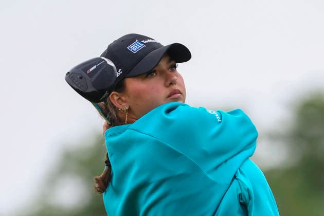 June 25, 2026, Chaska, Minnesota, United States: ALEXA PANO watches her shot at hole three. This is the first day of the 2026 KPMG WomenÃ¢â‚¬â ¢s PGA, Golf Herren Championship at Hazeltine National Golf Course in Chaska Minnesota. 2026 KPMG WomenÃ¢â‚¬â ¢S PGA Championship - Day 1  - ZUMAt166 20260625_zsp_t166_024 Copyright: xMichaelxTurnerx