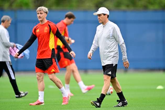 Belgian national football team - FIFA World Cup, WM, Weltmeisterschaft, Fussball 2026 - media activities 25 06 2026 RENTON, UNITED STATES OF AMERICA - JUNE 25 : Garcia Rudi head coach of Belgium pictured during a training session of the Belgian national football team during the FIFA World Cup 2026 on June 25, 2026 in Renton, United States of America, 25 06 2026 Renton United States of America  Copyright: xJanxDexMeuleneirx