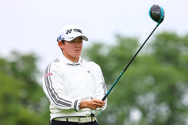 June 25, 2026, Chaska, Minnesota, United States: AKI IWAI prepares to drive the ball. This is the first day of the 2026 KPMG WomenÃ¢â‚¬â ¢s PGA, Golf Herren Championship at Hazeltine National Golf Course in Chaska Minnesota. Chaska United States - ZUMAt166 20260625_zsp_t166_036 Copyright: xMichaelxTurnerx