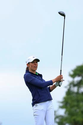 June 25, 2026, Chaska, Minnesota, United States: JOANNA COE looks on from hole three. This is the first day of the 2026 KPMG WomenÃ¢â‚¬â ¢s PGA, Golf Herren Championship at Hazeltine National Golf Course in Chaska Minnesota. Chaska United States - ZUMAt166 20260625_zsp_t166_042 Copyright: xMichaelxTurnerx