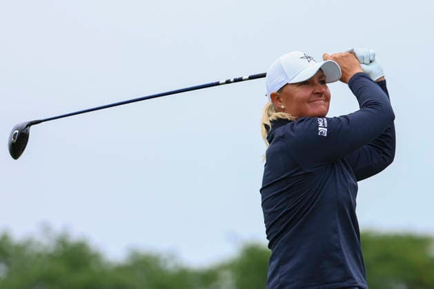 June 25, 2026, Chaska, Minnesota, United States: ANNA NORDQVIST drives the ball at hole three. This is the first day of the 2026 KPMG WomenÃ¢â‚¬â ¢s PGA, Golf Herren Championship at Hazeltine National Golf Course in Chaska Minnesota. 2026 KPMG WomenÃ¢â‚¬â ¢S PGA Championship - Day 1  - ZUMAt166 20260625_zsp_t166_068 Copyright: xMichaelxTurnerx