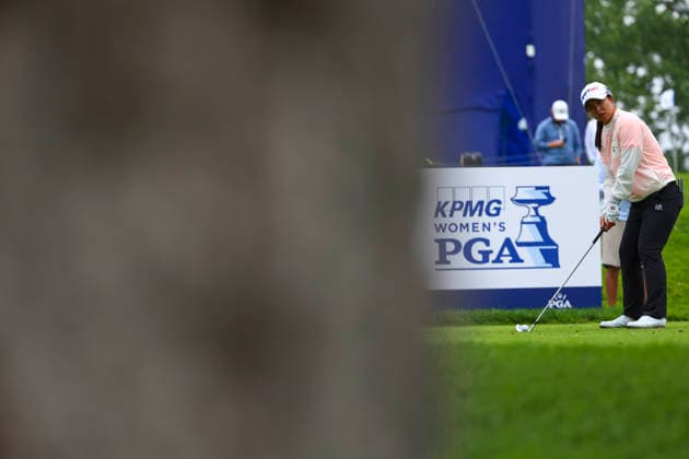June 25, 2026, Chaska, Minnesota, United States: SEI YOUNG KIM prepares her drive at hole four. This is the first day of the 2026 KPMG WomenÃ¢â‚¬â ¢s PGA, Golf Herren Championship at Hazeltine National Golf Course in Chaska Minnesota. Chaska United States - ZUMAt166 20260625_zsp_t166_050 Copyright: xMichaelxTurnerx