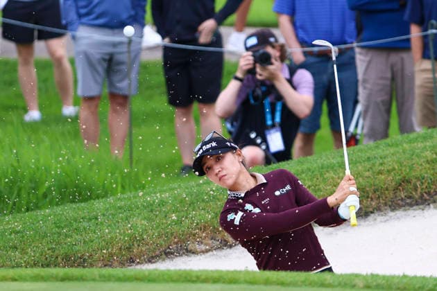 June 25, 2026, Chaska, Minnesota, United States: LYDIA KO hits a ball out of a bunker. This is the first day of the 2026 KPMG WomenÃ¢â‚¬â ¢s PGA, Golf Herren Championship at Hazeltine National Golf Course in Chaska Minnesota. Chaska United States - ZUMAt166 20260625_zsp_t166_054 Copyright: xMichaelxTurnerx