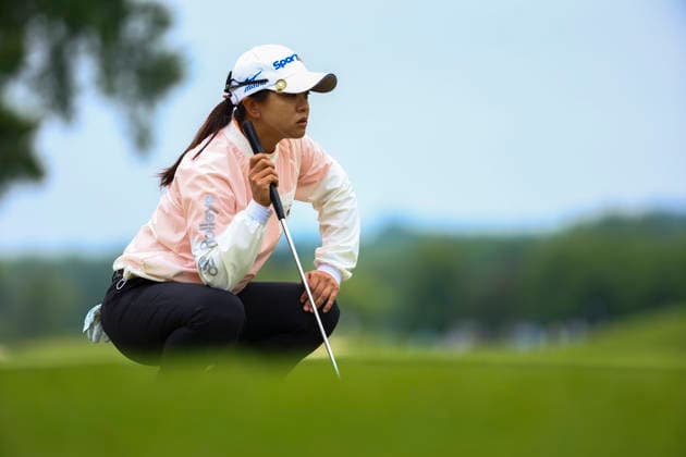 June 25, 2026, Chaska, Minnesota, United States: SEI YOUNG KIM prepares to putt at hole three. This is the first day of the 2026 KPMG WomenÃ¢â‚¬â ¢s PGA, Golf Herren Championship at Hazeltine National Golf Course in Chaska Minnesota. Chaska United States - ZUMAt166 20260625_zsp_t166_058 Copyright: xMichaelxTurnerx