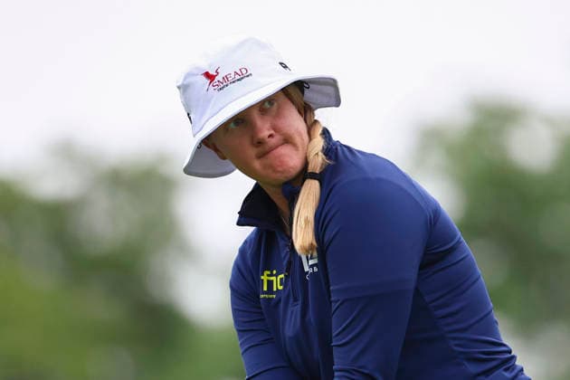 June 25, 2026, Chaska, Minnesota, United States: INGRID LINDBLAD prepares her drive on hole three. This is the first day of the 2026 KPMG WomenÃ¢â‚¬â ¢s PGA, Golf Herren Championship at Hazeltine National Golf Course in Chaska Minnesota. 2026 KPMG WomenÃ¢â‚¬â ¢S PGA Championship - Day 1  - ZUMAt166 20260625_zsp_t166_089 Copyright: xMichaelxTurnerx