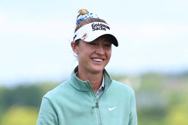 June 25, 2026, Chaska, Minnesota, United States: NELLY KORDA looks on after sinking a putt. This is the first day of the 2026 KPMG WomenÃ¢â‚¬â ¢s PGA, Golf Herren Championship at Hazeltine National Golf Course in Chaska Minnesota. Chaska United States - ZUMAt166 20260625_zsp_t166_069 Copyright: xMichaelxTurnerx