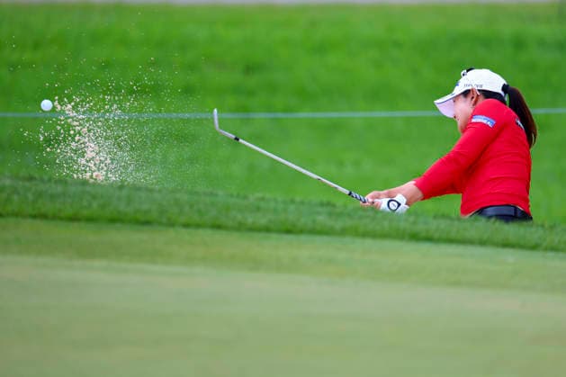 June 25, 2026, Chaska, Minnesota, United States: A LIM KIM hits a shot out of the bunker at hole one. This is the first day of the 2026 KPMG WomenÃ¢â‚¬â ¢s PGA, Golf Herren Championship at Hazeltine National Golf Course in Chaska Minnesota. 2026 KPMG WomenÃ¢â‚¬â ¢S PGA Championship - Day 1  - ZUMAt166 20260625_zsp_t166_109 Copyright: xMichaelxTurnerx
