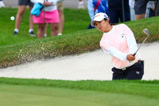 June 25, 2026, Chaska, Minnesota, United States: SEI YOUNG KIM hits the ball out of the bunker at hole seven. This is the first day of the 2026 KPMG WomenÃ¢â‚¬â ¢s PGA, Golf Herren Championship at Hazeltine National Golf Course in Chaska Minnesota. Chaska United States - ZUMAt166 20260625_zsp_t166_071 Copyright: xMichaelxTurnerx