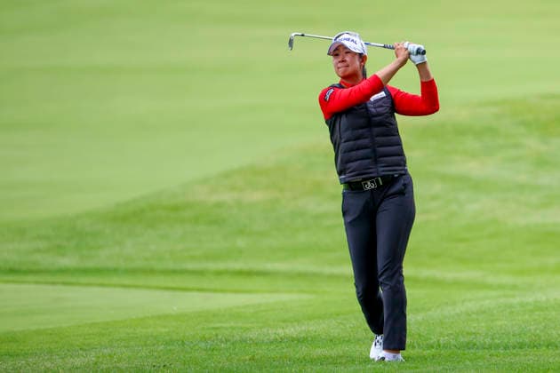 June 25, 2026, Chaska, Minnesota, United States: A LIM KIM hits a shot from the fairway at hole one. This is the first day of the 2026 KPMG WomenÃ¢â‚¬â ¢s PGA, Golf Herren Championship at Hazeltine National Golf Course in Chaska Minnesota. Chaska United States - ZUMAt166 20260625_zsp_t166_098 Copyright: xMichaelxTurnerx