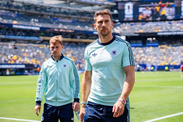 FIFA Fussball Weltmeisterschaft 2026, Gruppe E, Spiel 3, Ecuador vs Deutschand, 25.06.2026, Metlife-Stadion in New Jersey Leon Goretzka (Deutschland) Joshua Kimmich (Deutschland) *** 2026 FIFA World Cup, Group E, Match 3, Ecuador vs. Germany, June 25, 2026, MetLife Stadium in New Jersey Leon Goretzka (Germany) Joshua Kimmich (Germany) Copyright: xBahhoxKarax