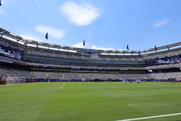 25.06.2026, Fussball, Herren, FIFA Weltmeisterschaft 2026, Vorrunde, Gruppe E, New York, Ecuador - Deutschland, Das MetLife Stadium vor Anpfiff New York MetLife Stadium New York Vereinigte Staaten von Amerika (US) *** June 25, 2026, Soccer, Men s, 2026 FIFA World Cup, Group Stage, Group E, New York, Ecuador vs. Germany, MetLife Stadium before kickoff, New York, MetLife Stadium, New York, United States of America, US Copyright: xSebastianxBachx