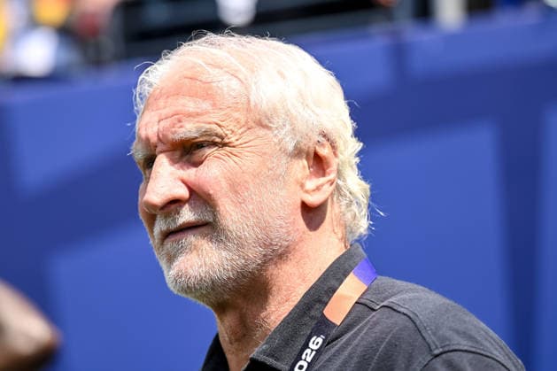 Rudi Völler (Germany) Looks on during the FIFA World Cup, WM, Weltmeisterschaft, Fussball 2026 Group I match between Norway and Senegal at New York New Jersey Stadium on June 22, 2026 in East Rutherford, United States. (Photo by Harry Langer DeFodi Images) - *** Rudi Völler of Germany watches the 2026 FIFA World Cup Group I match between Norway and Senegal at New York New Jersey Stadium on June 22, 2026, in East Rutherford, United States. Photo by Harry Langer, DeFodi Images