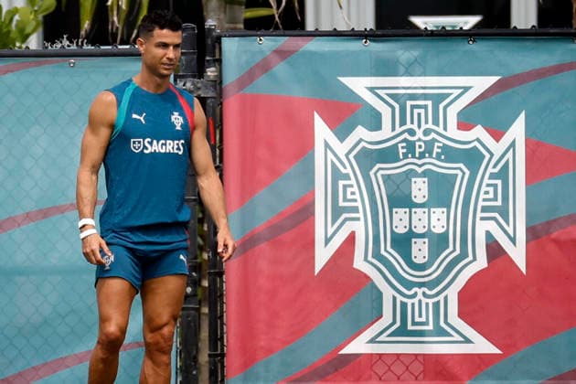 Portugal s Cristiano Ronaldo attends a training session at Palm Beach, Florida, USA 25 June 2026. Portugal s training session !ACHTUNG: NUR REDAKTIONELLE NUTZUNG!  Copyright: xAlbertoxEstévezx GRAF5943 20260625-55020710202_1