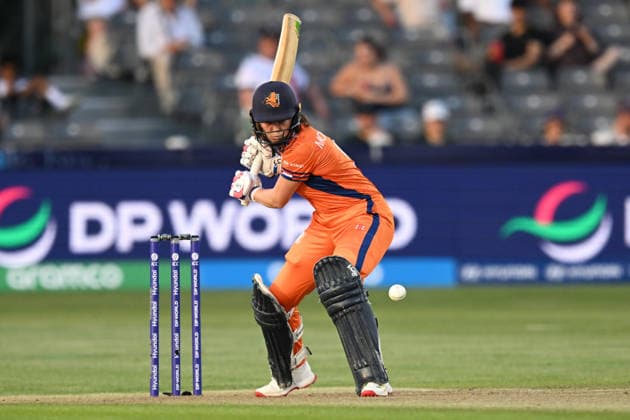 South Africa Women v Netherlands Women, ICC Women s T20 World Cup Phebe Molkenboer of Netherlands batting during the ICC Women s T20 World Cup match between South Africa Women and Netherlands Women at the Seat Unique Stadium, Bristol, UK on 25 June 2026. Bristol Seat Unique Stadium Gloucestershire UK Editorial use only , Copyright: xGrahamxHuntx PSI-24401-0082