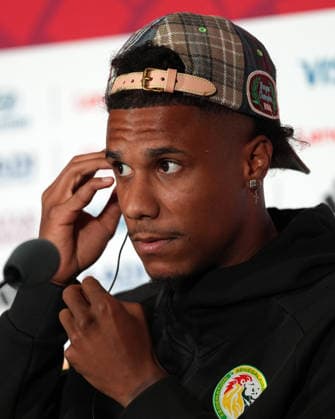 press conference, PK, Pressekonferenz ahead of Senegal v Iraq - 2026 FIFA World Cup, WM, Weltmeisterschaft, Fussball TORONTO, CANADA - JUNE 25 : Ismail Jakobs of Senegal attends a press conference one day ahead of their Group I match against Iraq at the 2026 FIFA World Cup in Toronto, Ontario, Canada on June 25, 2026. Mert Alper Dervis Anadolu Ontario Canada. Editorial use only. Please get in touch for any other usage.  Copyright: x2026xAnadoluxMertxAlperxDervisx