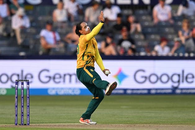 South Africa Women v Netherlands Women, ICC Women s T20 World Cup Chloe Trylon of South Africa bowling during the ICC Women s T20 World Cup match between South Africa Women and Netherlands Women at the Seat Unique Stadium, Bristol, UK on 25 June 2026. Bristol Seat Unique Stadium Gloucestershire UK Editorial use only , Copyright: xGrahamxHuntx PSI-24401-0100