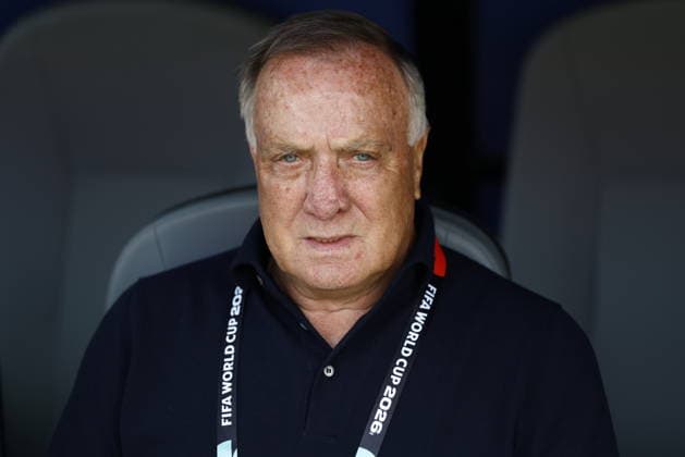FIFA World Cup, WM, Weltmeisterschaft, Fussball 2026 - Group E - Curacao vs Ivory Coast Curacao s head coach Dick Advocaat looks on ahead of the FIFA World Cup 2026 group stage match Curacao against Ivory Coast, in Philadelphia, Pennsylvania, USA, 25 June 2026. PHILADELPHIA United States  Copyright: xWILLxOLIVERx