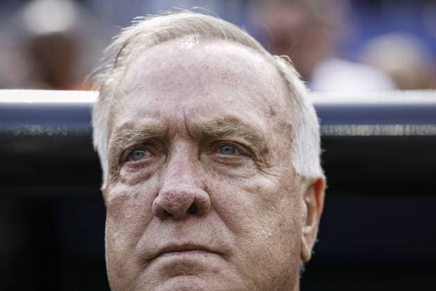 PHILADELPHIA - Curacao coach Dick Advocaat ahead of the 2026 FIFA World Cup, WM, Weltmeisterschaft, Fussball Group E match between Curacao and Ivory Coast at Philadelphia Stadium on June 25, 2026, in Philadelphia, United States. MAURICE VAN STEEN ANP FIFA World Cup 2026 - Group E 2026 xVIxANPxSportx xxANPxIVx 561973040 originalFilename: 561973040.jpg