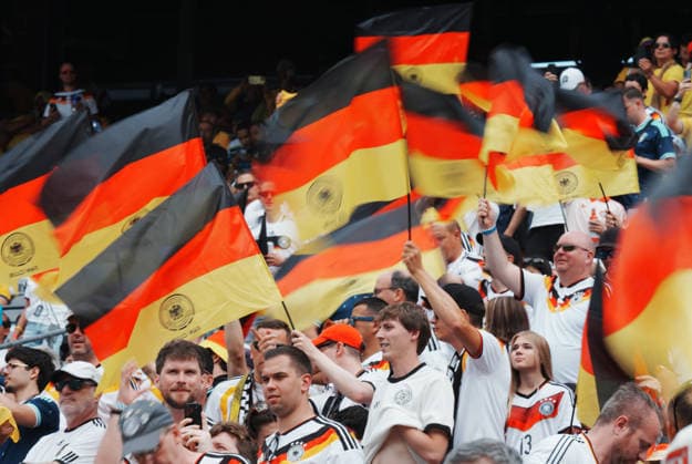 (260626) -- NEW JERSEY, June 26, 2026 -- Fans of Germany are seen before the group E match between Ecuador and Germany at the 2026 FIFA World Cup, WM, Weltmeisterschaft, Fussball at New York New Jersey Stadium in New York, the United States, June 25, 2026. ) (SP)U.S.-NEW JERSEY-FOOTBALL-FIFA WORLD CUP-GROUP E-ECU VS GER XuxChang 