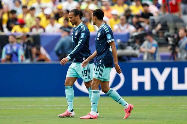 25.06.2026, Fussball, Herren, FIFA Weltmeisterschaft 2026, Vorrunde, Gruppe E, New York, Ecuador - Deutschland, Torjubel zum 0:1, Torschütze: Leroy Sane (Deutschland) New York MetLife Stadium New York Vereinigte Staaten von Amerika (US) *** June 25, 2026, Soccer, Men s, 2026 FIFA World Cup, Group Stage, Group E, New York, Ecuador vs. Germany, Celebration of the 0–1 goal, Goal scorer: Leroy Sané, Germany, New York, MetLife Stadium, New York, United States of America, US Copyright: xSebastianxBachx