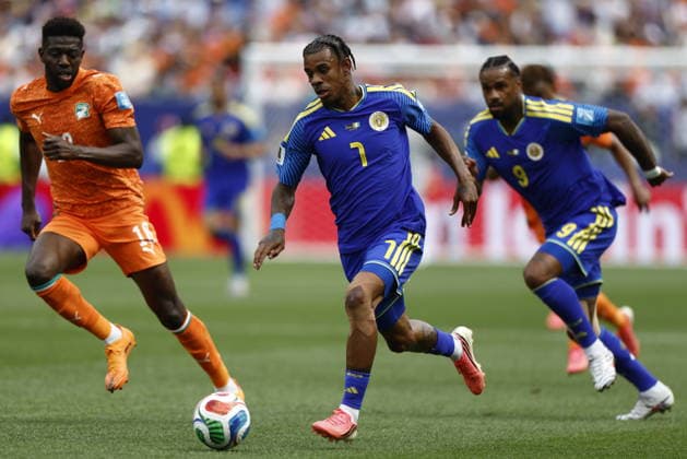 FIFA World Cup, WM, Weltmeisterschaft, Fussball 2026 - Group E - Curacao vs Ivory Coast Juninho Bacuna of Curacao in action during the FIFA World Cup 2026 group stage match Curacao against Ivory Coast, in Philadelphia, Pennsylvania, USA, 25 June 2026. PHILADELPHIA United States  Copyright: xWILLxOLIVERx