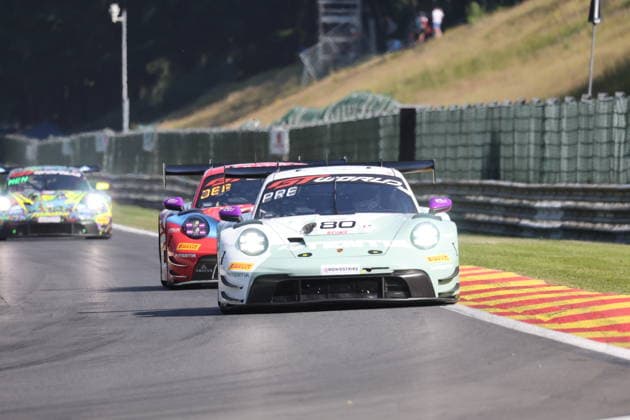 RECORD DATE NOT STATED 80 Bastian Buus (DNK) Thomas Preining (AUT) Ricardo Feller (CHE), Porsche 911 GT3 R Evo, Team: Lionspeed GP (GER) BEL, Motorsport, CrowdStrike 24H Of Spa, Spa-Francorchamps, Circuit Spa-Francorchamps, Belgien, Training, Donnerstag, 25.06.2026 BEL, Motorsport, CrowdStrike 24H Of Spa, Spa-Francorchamps, Circuit Spa-Francorchamps, Belgien, Training, Donnerstag, 25.06.2026 Spa-Francorchamps *** 80 Bastian Buus (DEN) Thomas Preining (AUT) Ricardo Feller (CHS), Porsche 911 GT3 R Evo, Team Lionspeed GP (GER BEL), Motorsports, CrowdStrike 24H of Spa, Spa-Francorchamps, Circuit Spa Francorchamps, Belgium, Practice, Thursday, June 25, 2026 BEL, Motorsports, CrowdStrike 24H of Spa, Spa Francorchamps, Circuit de Spa-Francorchamps, Belgium, Practice, Thursday, June 25, 2026, Spa-Francorchamps Copyright: xEibner-Pressefoto JuergenxAugstx EP_JAT
