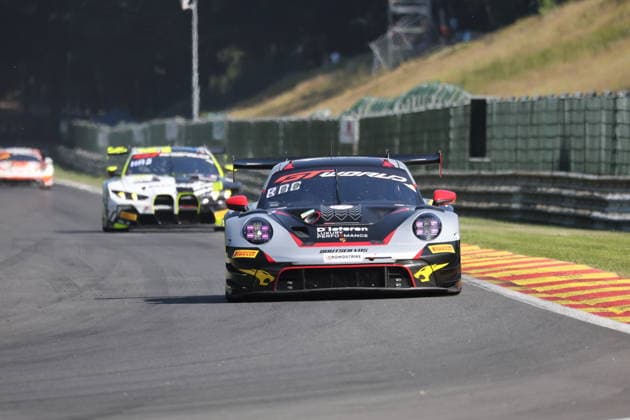 RECORD DATE NOT STATED 2 Morris Schuring (NLD) Dorian Boccolacci (ITA) Alessio Picariello (BEL), Porsche 911 GT3 R Evo, Team: Boutsen VDS (BEL) BEL, Motorsport, CrowdStrike 24H Of Spa, Spa-Francorchamps, Circuit Spa-Francorchamps, Belgien, Training, Donnerstag, 25.06.2026 BEL, Motorsport, CrowdStrike 24H Of Spa, Spa-Francorchamps, Circuit Spa-Francorchamps, Belgien, Training, Donnerstag, 25.06.2026 Spa-Francorchamps *** 2 Morris Schuring (NLD), Dorian Boccolacci (ITA), Alessio Picariello (BEL), Porsche 911 GT3 R Evo, Team Boutsen VDS (BEL), BEL, Motorsports, CrowdStrike 24H of Spa, Spa-Francorchamps, Spa-Francorchamps Circuit, Belgium, Practice, Thursday, June 25, 2026 BEL, Motorsports, CrowdStrike 24H of Spa, Spa-Francorchamps, Spa-Francorchamps Circuit, Belgium, Practice, Thursday, June 25, 2026, Spa-Francorchamps Copyright: xEibner-Pressefoto JuergenxAugstx EP_JAT