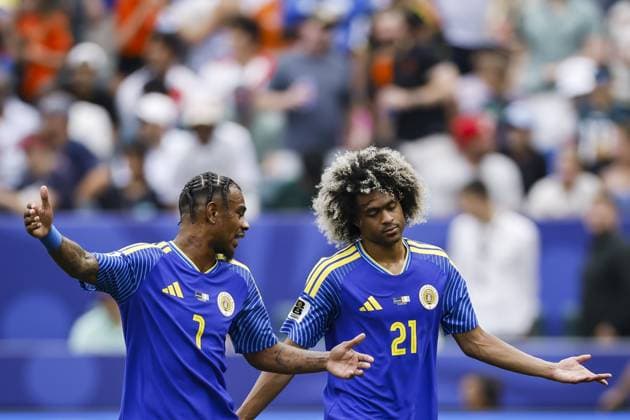 PHILADELPHIA - (lr) during the FIFA 2026 World Cup Group E match between Curacao and Ivory Coast at Philadelphia Stadium on June 25, 2026 in Philadelphia, United States. MAURICE VAN STEEN ANP FIFA World Cup, WM, Weltmeisterschaft, Fussball 2026 - Group E 2026 xVIxANPxSportx xxANPxIVx 561974559 originalFilename: 561974559.jpg