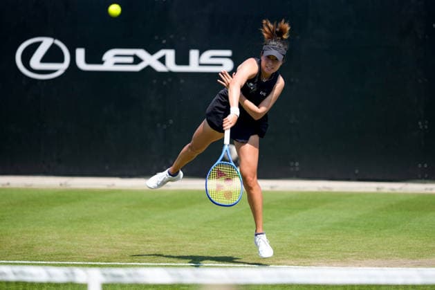 Lexus Eastbourne Open - Day Four Eudice Chong of Hong Kong and Janice Tjen of Indonesia compete in their quarterfinal doubles match against Isabelle Haverlag of the Netherlands and Maia Lumsden of Great Britain at the 2026 Lexus Eastbourne Open Women s tennis tournament at the Devonshire Park Lawn Tennis Club in Eastbourne, England, on June 25, 2026. Eastbourne United Kingdom  Copyright: xOwenxHammondx originalFilename:hammond-2026lexu260625_npjGp.jpg