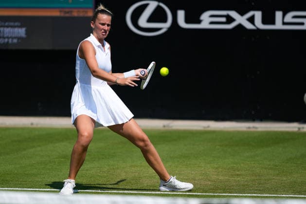 Lexus Eastbourne Open - Day Four Isabelle Haverlag of the Netherlands and Maia Lumsden of Great Britain compete in their quarterfinal doubles match against Eudice Chong of Hong Kong and Janice Tjen of Indonesia at the 2026 Lexus Eastbourne Open Women s tennis tournament at the Devonshire Park Lawn Tennis Club in Eastbourne, England, on June 25, 2026. Eastbourne United Kingdom  Copyright: xOwenxHammondx originalFilename:hammond-2026lexu260625_npcGA.jpg