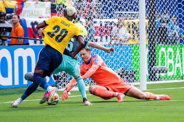 FIFA Fussball Weltmeisterschaft 2026, Gruppe E, Spiel 3, Ecuador vs Deutschand, 25.06.2026, Metlife-Stadion in New Jersey Manuel Neuer (Deutschland) Joshua Kimmich (Deutschland) Nilson Angulo (Ecuador) *** 2026 FIFA World Cup, Group E, Match 3, Ecuador vs. Germany, June 25, 2026, MetLife Stadium in New Jersey Manuel Neuer (Germany), Joshua Kimmich (Germany), Nilson Angulo (Ecuador) Copyright: xBahhoxKarax