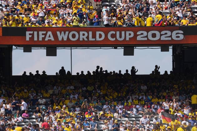 Fans cheer during a Group E match at the 2026 FIFA World Cup, WM, Weltmeisterschaft, Fussball between Ecuador and Germany at MetLife Stadium in New Jersey, United States, 25 June 2026. FIFA World Cup 2026 - Group E - Ecuador vs Germany !ACHTUNG: NUR REDAKTIONELLE NUTZUNG!  Copyright: xAngelxColmenaresx GR4518 20260625-55020711000_1