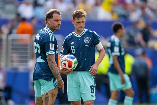 260625 David Raum and Joshua Kimmich of Germany during the FIFA World Cup, WM, Weltmeisterschaft, Fussball 2026 group stage football match between Ecuador and Germany on June 25, 2026 in New Jersey. Photo: Jon Olav Nesvold BILDBYRAN COP 217 JE0136 fotboll football soccer fotball vm fotbolls-vm fotball-vm fotbolls-vm 2026 fifa world cup 2026 15 bbeng bbauto *** 260625 David Raum and Joshua Kimmich of Germany during the 2026 FIFA World Cup group stage soccer match between Ecuador and Germany on June 25, 2026 in New Jersey. Photo by Jon Olav Nesvold. BILDBYRAN COP 217 JE0136 soccer football fotball World Cup soccer World Cup 2026 FIFA World Cup 2026 15 bbeng bbauto  Copyright: JONxOLAVxNESVOLD BB260625JE066